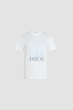 T-Shirt mit Patou Logo aus Bio-Baumwolle