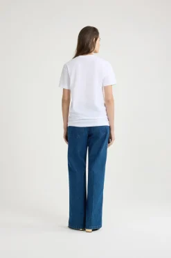 T-Shirt mit Patou Logo aus Bio-Baumwolle