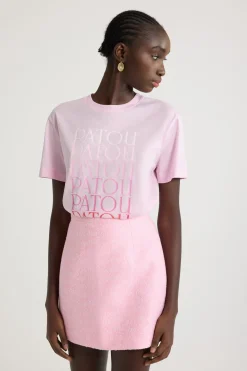 T-Shirt mit Patou Logo aus Bio-Baumwolle