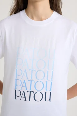 T-Shirt mit Patou Logo aus Bio-Baumwolle