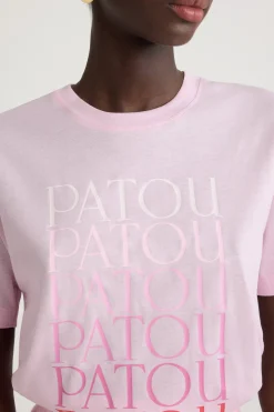 T-Shirt mit Patou Logo aus Bio-Baumwolle