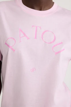 T-Shirt mit Patou Logo und JP-Monogramm aus Bio-Baumwolle