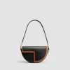Zweifarbige Tasche Le Patou aus Leder