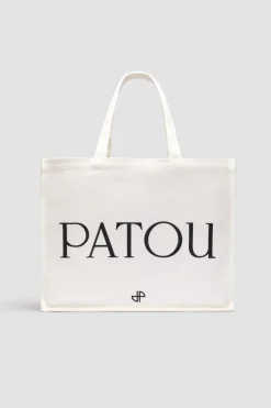 Großer Patou-Shopper aus Baumwollcanvas
