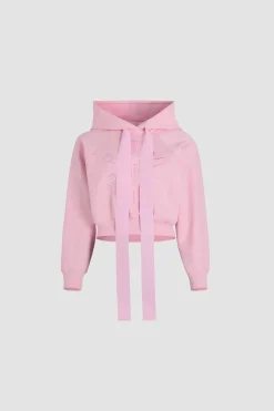 Kapuzenpullover aus Bio-Baumwolle mit Medaillon-Logo