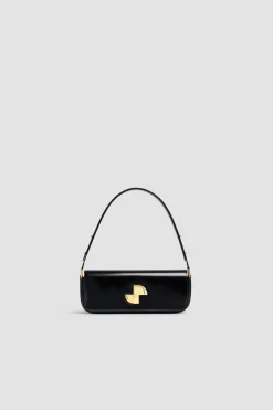 Le Lock Baguette Tasche aus Leder