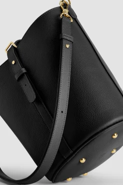 Mittelgroße JP Beuteltasche aus Leder