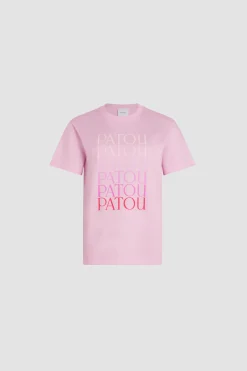 T-Shirt mit Patou Logo aus Bio-Baumwolle